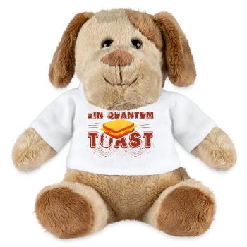 Un quantum de pain grillé - Chien en peluche Helge MiniFeet® - blanc - Devant