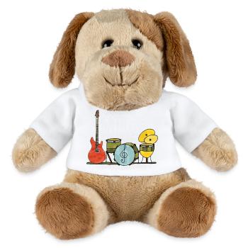 Musical Instruments - MiniFeet® Dog Helge - white - Front