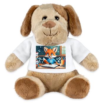 mignon petit renard démon vie quotidienne - mathématiques - Chien en peluche Helge MiniFeet® - blanc - Devant