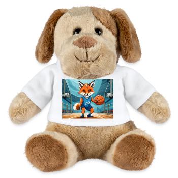 cute little fiend fox everyday life – cookies - MiniFeet® Dog Helge - white - Front