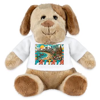 Pattaya Thailand Party Design - MiniFeet® Hund Helge - Weiß - Vorne