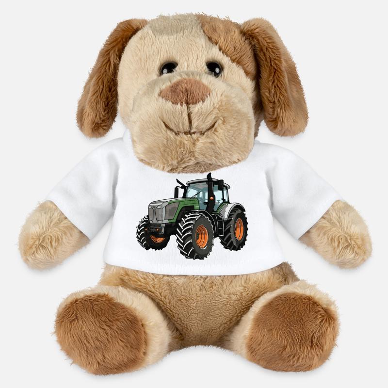 Traktor Farmer - MiniFeet® Hund Helge - Weiß