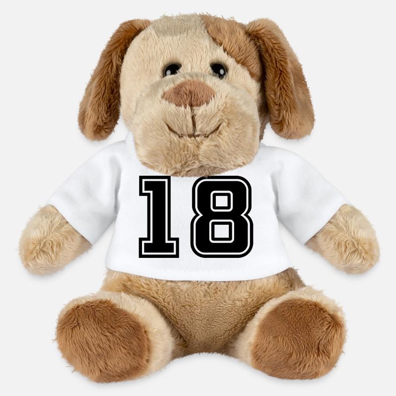 nummer 18 - MiniFeet® Hund Helge - Weiß