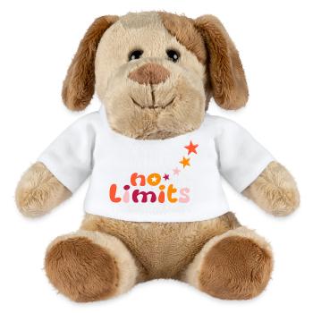 No limits in gelb orange rot - MiniFeet® Hund Helge - Weiß - Vorne