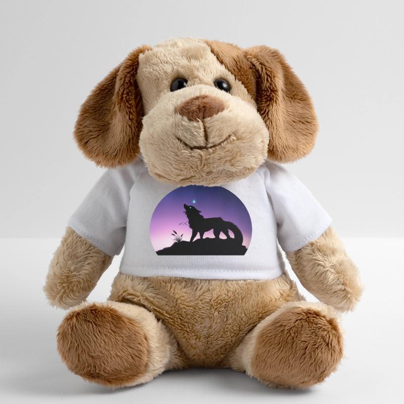 Die Reise eines Sternenwolfs - Silouhette Nocturne MiniFeet® Hund Helge