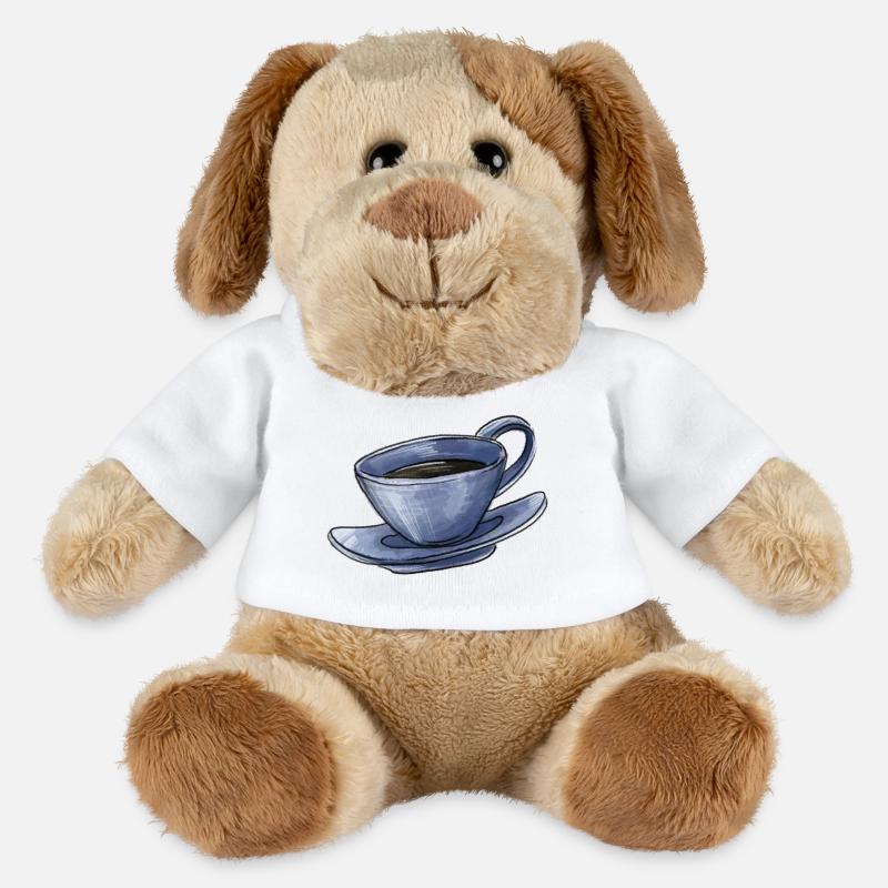 Kaffeetasse - MiniFeet® Hund Helge - Weiß
