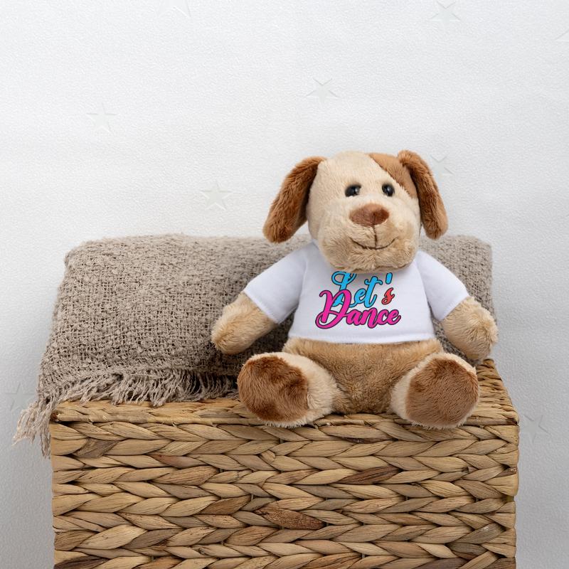 Design de danse joyeux avec splendeur de couleurs Chien en peluche Helge MiniFeet®