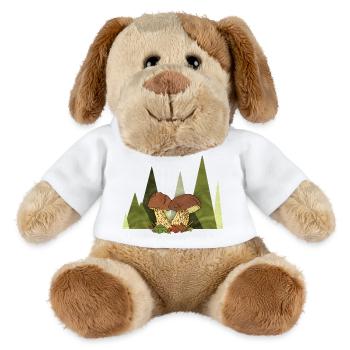 Pilze - MiniFeet® Hund Helge - Weiß - Vorne