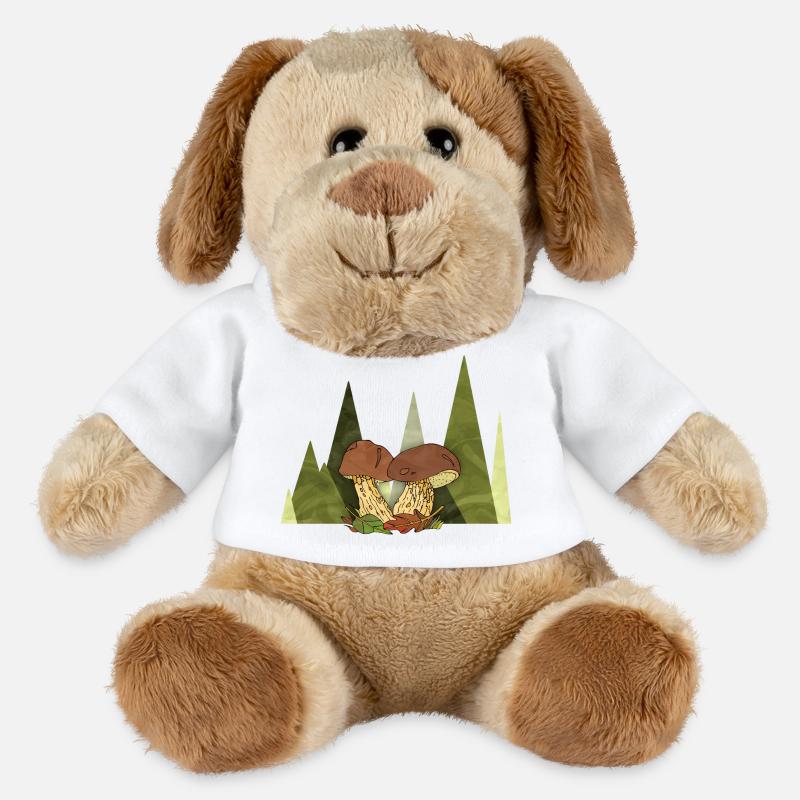 Pilze - MiniFeet® Hund Helge - Weiß