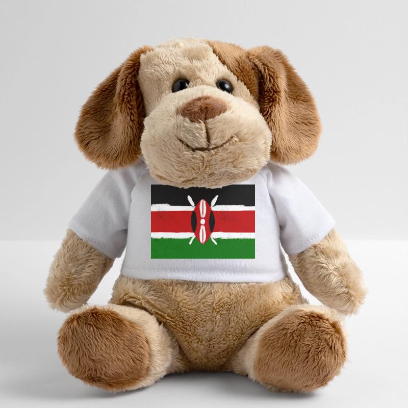 Drapeau du Kenya Chien en peluche Helge MiniFeet®