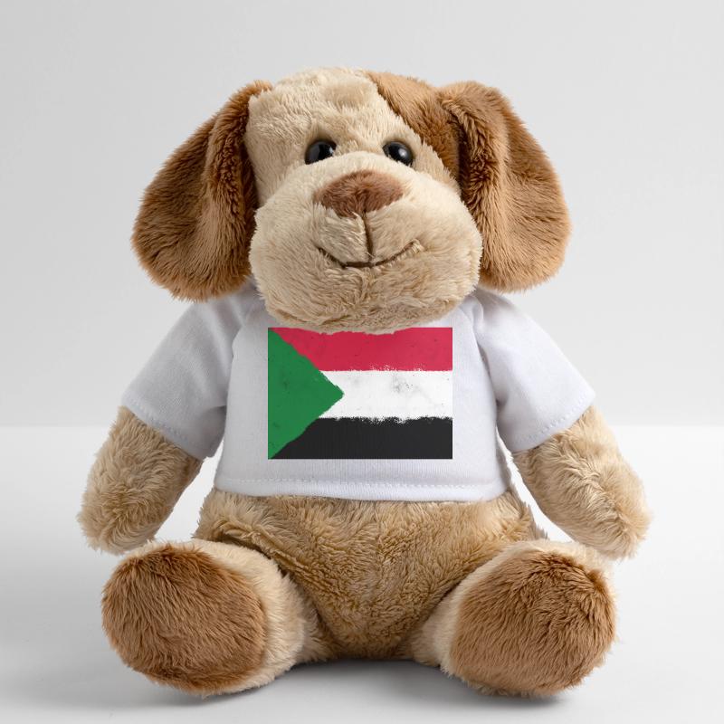 Drapeau du Soudan Chien en peluche Helge MiniFeet®
