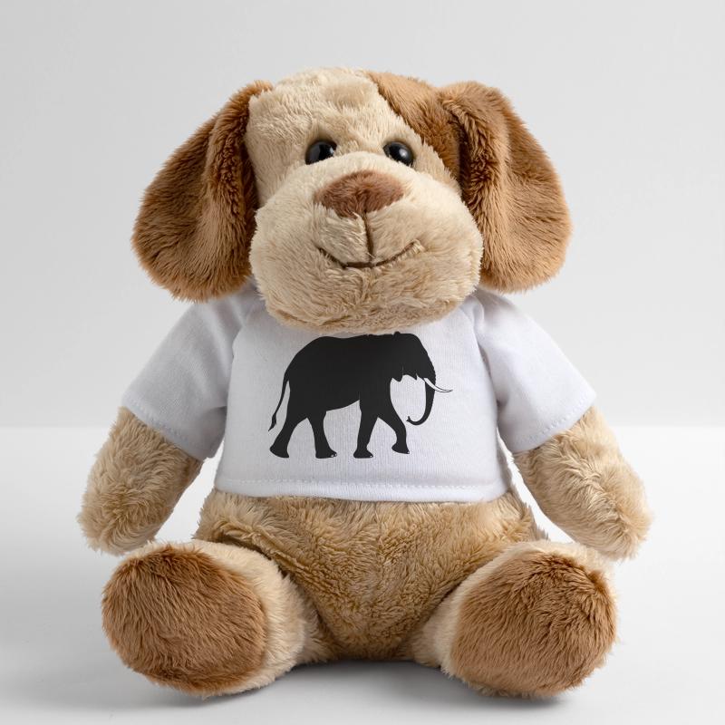 Éclipse Solaire Géométrique Impression Abstraite Chien en peluche Helge MiniFeet®