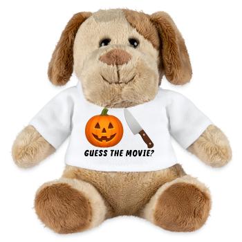 Devinez le film Drôle Humoristique - Chien en peluche Helge MiniFeet® - blanc - Devant