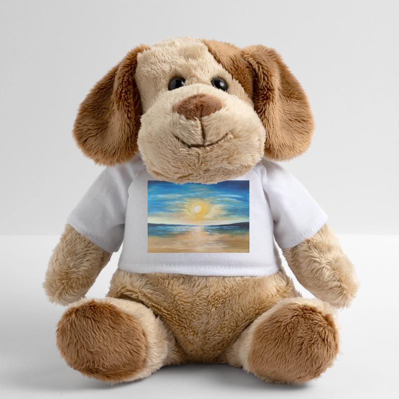 Reflet du coucher de soleil sur les eaux calmes Chien en peluche Helge MiniFeet®