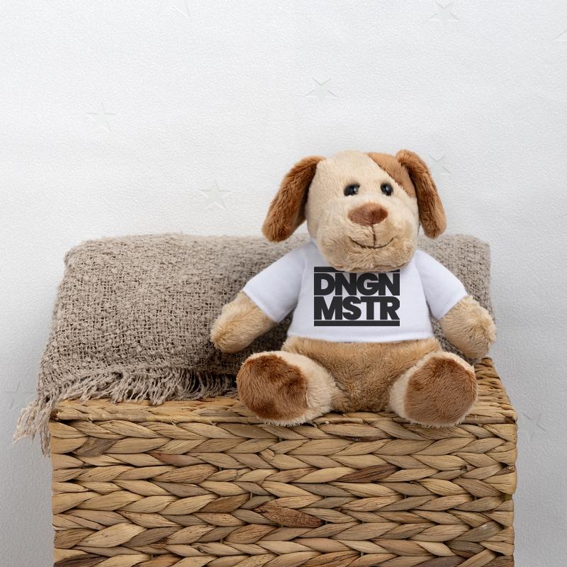 DNGN MSTR – RPG Game Master Design minimal - Noir Chien en peluche Helge MiniFeet®