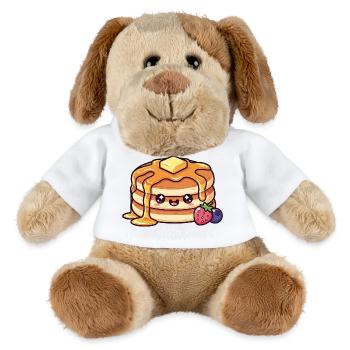 Kawaii-Sirup-Pfannkuchen mit Beeren - MiniFeet® Hund Helge - Weiß - Vorne