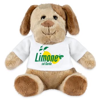 Stylish "Limone sul Garda" lemon print shirt - MiniFeet® Dog Helge - white - Front
