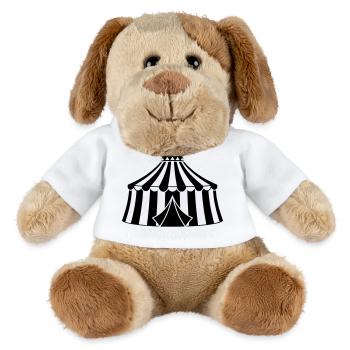 Cirque Chapiteau Silhouette du Cirque - Chien en peluche Helge MiniFeet® - blanc - Devant