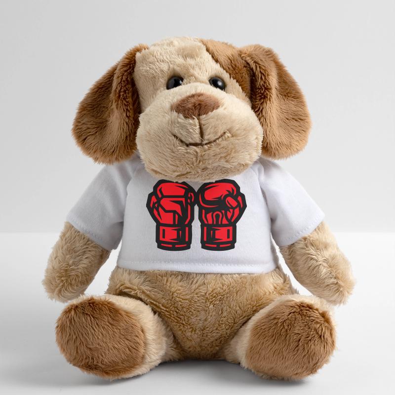 Symbole des gants de boxe Boxe Chien en peluche Helge MiniFeet®