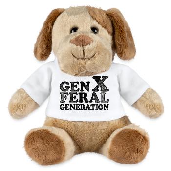 Vintage Gen X Feral Generation - MiniFeet® Dog Helge - white - Front