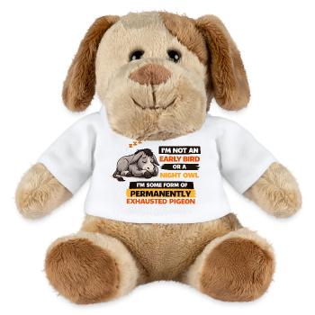 Permanently Exhausted Pigeon - MiniFeet® Dog Helge - white - Front