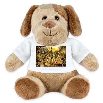 Golden Garden of Eden Designer EDITION - Chien en peluche Helge MiniFeet® - blanc - Devant