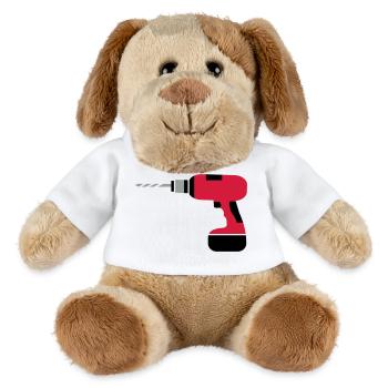 Akkubohrer - MiniFeet® Hund Helge - Weiß - Vorne