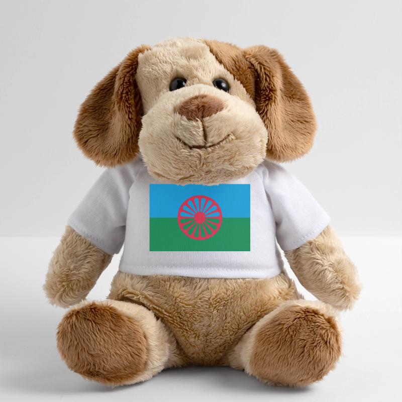 Drapeaux des Roms (V) Chien en peluche Helge MiniFeet®