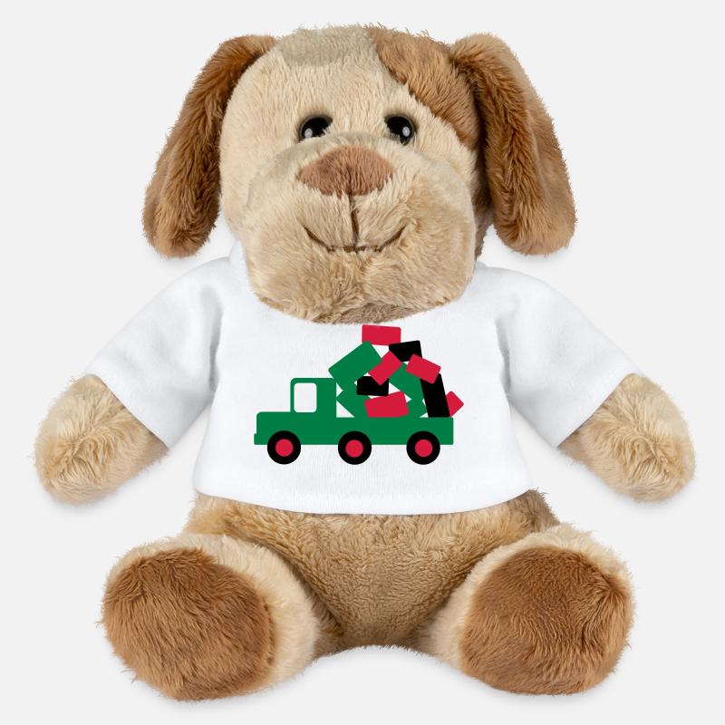 véhicule - Chien en peluche Helge MiniFeet® - blanc