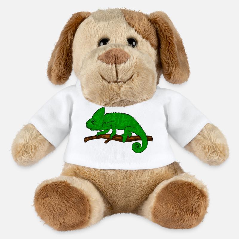 Chamäleon Exotisch - MiniFeet® Hund Helge - Weiß