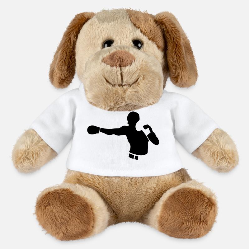 boxing - MiniFeet® Dog Helge - white