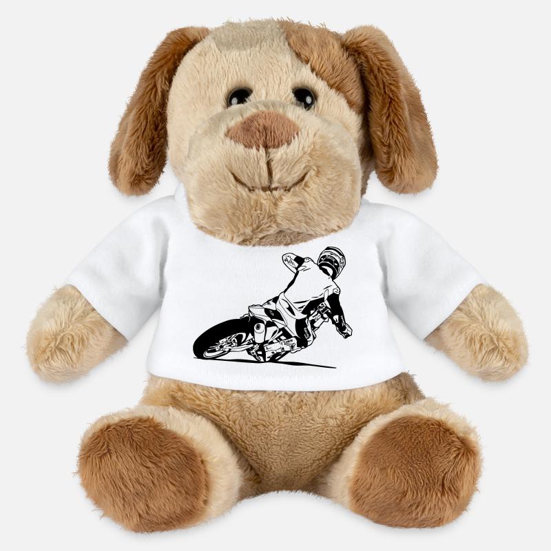 Supermoto - MiniFeet® Hund Helge - Weiß