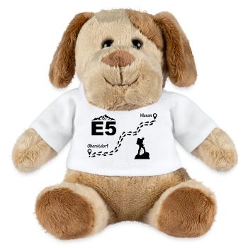E5 Alpenüberquerung - MiniFeet® Hund Helge - Weiß - Vorne