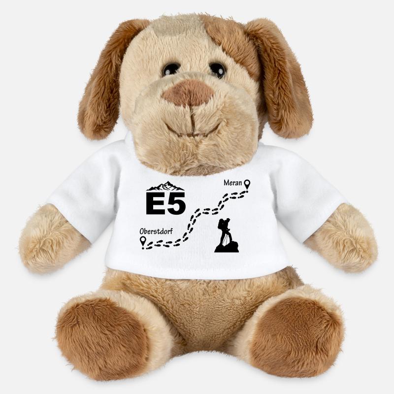 E5 Alpenüberquerung - MiniFeet® Hund Helge - Weiß