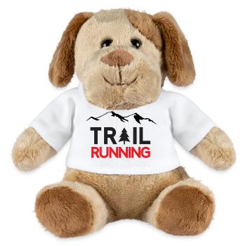 Trail Running - Chien en peluche Helge MiniFeet® - blanc - Devant