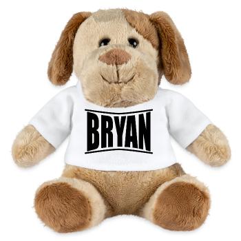 Bryan T-Shirt Geschenkidee - MiniFeet® Hund Helge - Weiß - Vorne