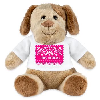 100 MEXICAINS - Chien en peluche Helge MiniFeet® - blanc - Devant