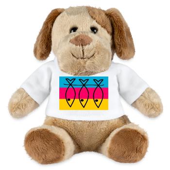 RETIREMENT. HAPPY RETIREMENT. HAPPY RETIREMENT - MiniFeet® Dog Helge - white - Front