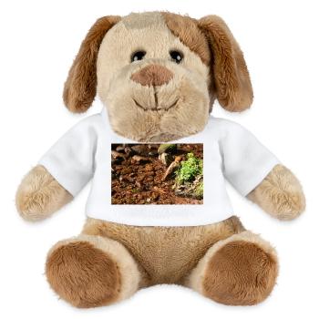 Kleiner Waldbach am Stein - MiniFeet® Dog Helge - white - Front