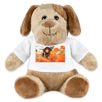woman thinking - MiniFeet® Hund Helge - Weiß - Vorne