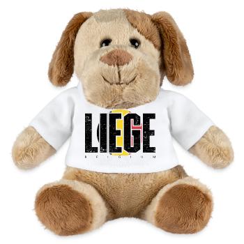 Geometric 34 Dual Glyph - MiniFeet® Dog Helge - white - Front
