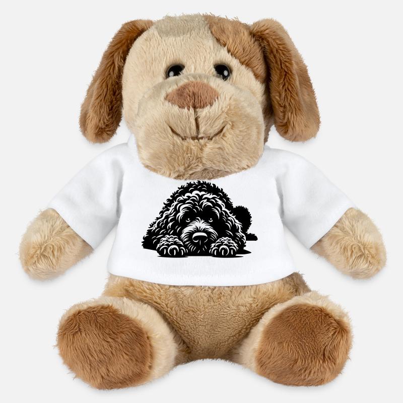 Spanischer Wasserhund - MiniFeet® Hund Helge - Weiß