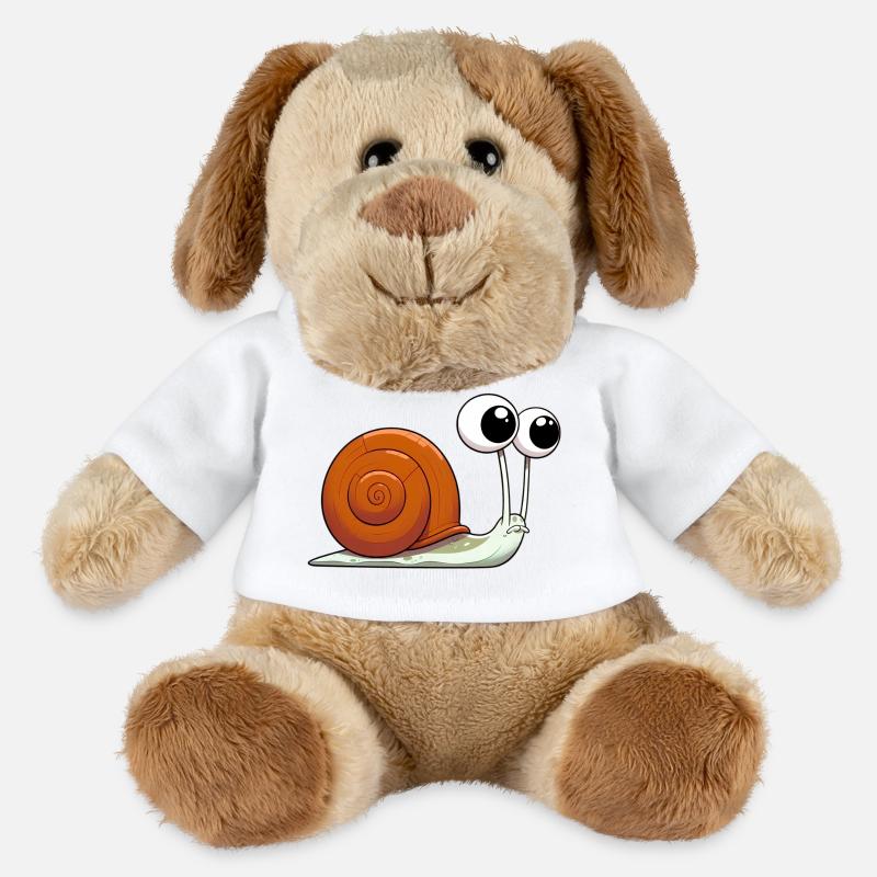 Schnecke - MiniFeet® Hund Helge - Weiß