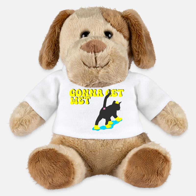 Let's get wet - MiniFeet® Dog Helge - white