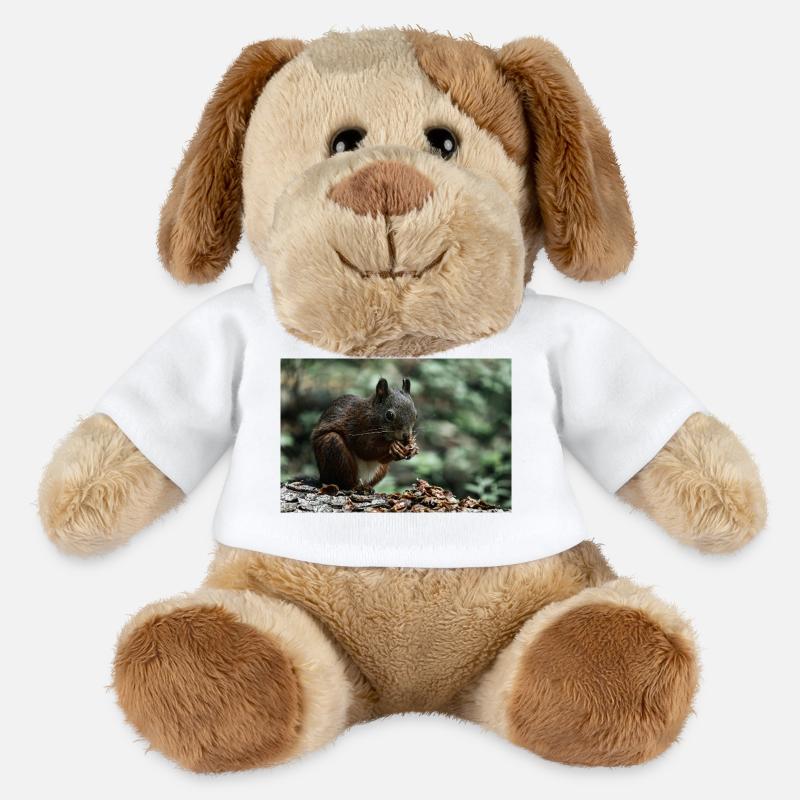 Small paws, big hunger - MiniFeet® Dog Helge - white