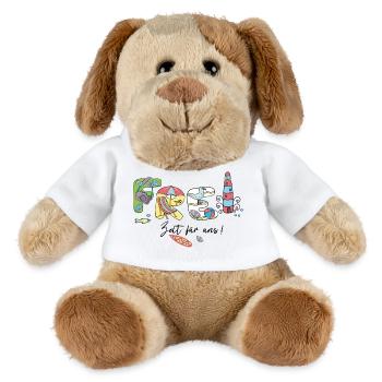 Leisure Holidays - MiniFeet® Dog Helge - white - Front