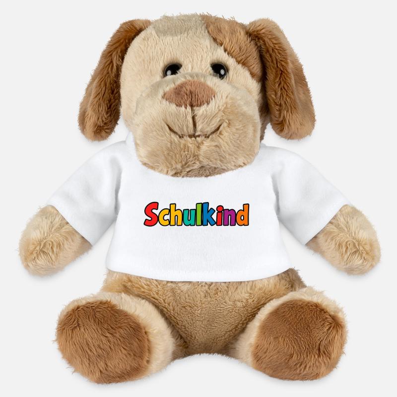 Schulkind bunt - MiniFeet® Hund Helge - Weiß