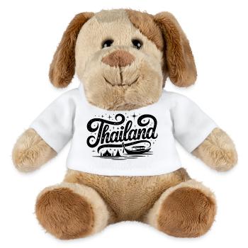 Thailand - Souvenir-Design - MiniFeet® Hund Helge - Weiß - Vorne