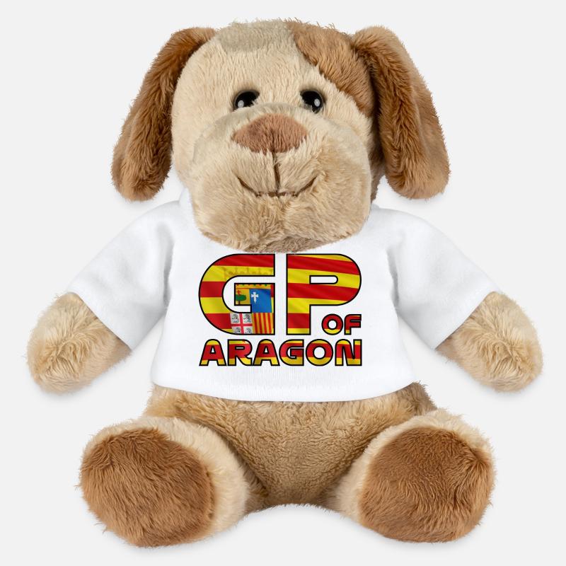 aragon_gp - Chien en peluche Helge MiniFeet® - blanc