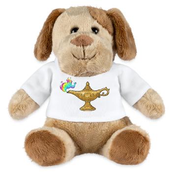 Geist aus der Wunderlampe - MiniFeet® Hund Helge - Weiß - Vorne